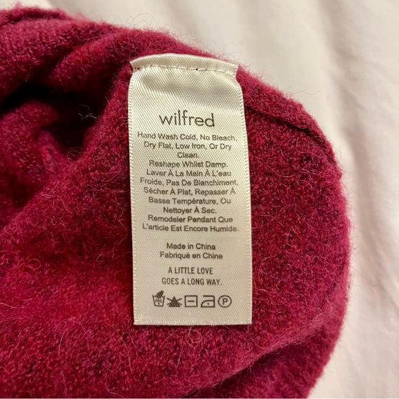 Wilfred XS Lorin Sweater Magenta Pink - Picture 5 of 6